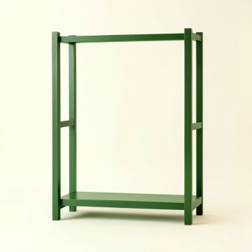 Hill Bluff Empty Garment Rack - Green (synthetic illustration; no displayed measurements)