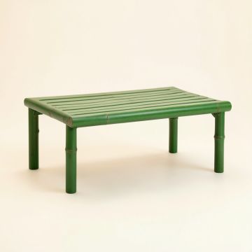 Meadow Field Indoor Bench - Green (synthetic illustration; no displayed measurements)
