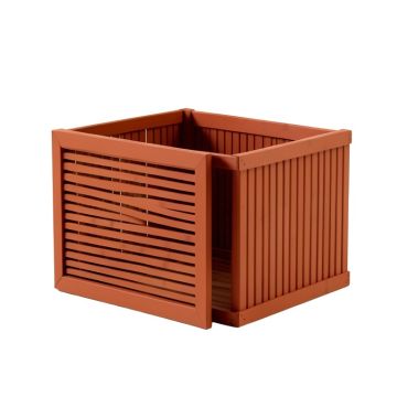 Cove Crest Empty Furniture-Style Litter Enclosure - Terracotta