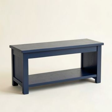 Shore Bridge Indoor Bench - Navy (synthetic illustration; no displayed measurements)