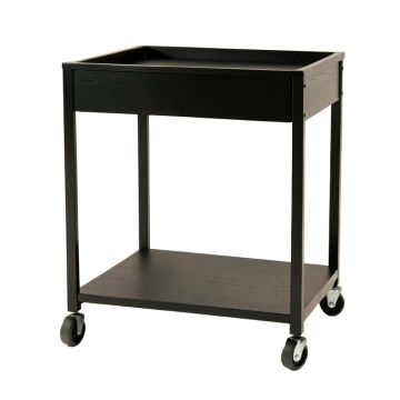 Ridge Crest Empty Rolling Workshop Cart - Black