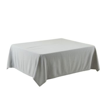 Meadow Bridge Flat Bed Sheet - Gray