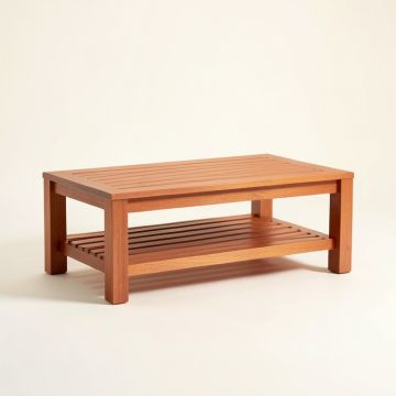 Hazel Branch Coffee Table - Terracotta (synthetic illustration; no displayed measurements)