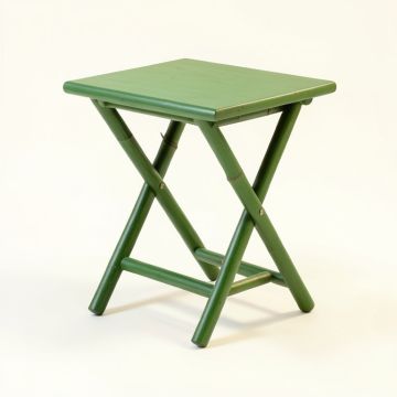 Vale Bridge Compact Balcony Table - Green (synthetic illustration; no displayed measurements)