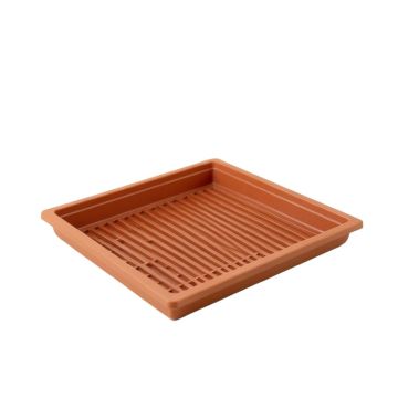Stone Dell Empty Under-Desk Cable Tray - Terracotta
