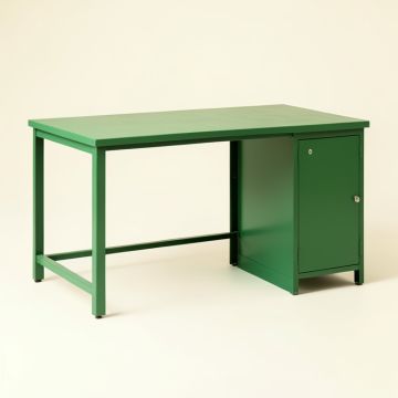 Hazel Brook Empty Workshop Workbench - Green (synthetic illustration; no displayed measurements)