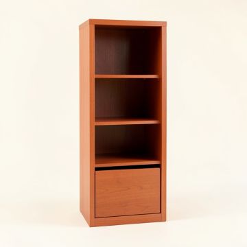Shore Dell Narrow Cubby Tower - Terracotta (synthetic illustration; no displayed measurements)