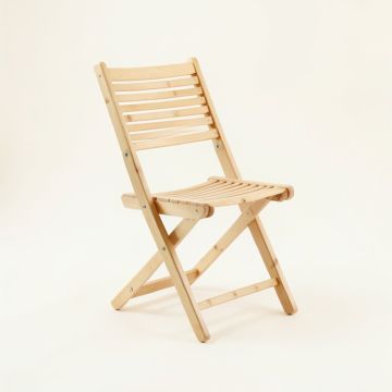 Summit Crossing Folding Outdoor Chair - Ivory (synthetic illustration; no displayed measurements)