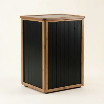 Linden Crossing Freestanding Laundry Folding Counter - Black (synthetic illustration; no displayed measurements)
