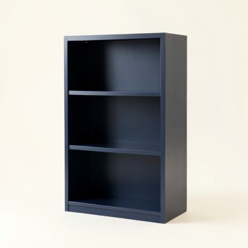 Fern Edge Freestanding Bookcase - Navy (synthetic illustration; no displayed measurements)