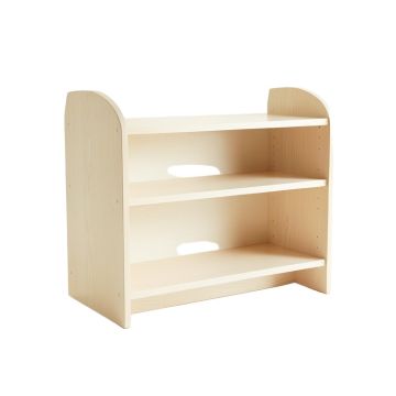 Dune Bend Desktop Shelving Unit - Ivory (synthetic illustration; no displayed measurements)