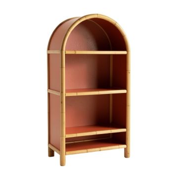 River Canyon Freestanding Bookcase - Terracotta