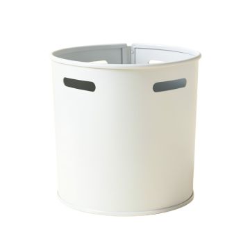 Flint Branch Closed Garden Compost Bin - White