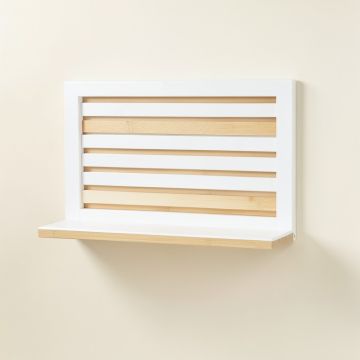 Cedar Canyon Wall-Mounted Entryway Organizer Shelf - White (synthetic illustration; no displayed measurements)