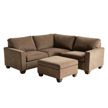 Pawnee 84 '' Wide Left Hand Facing Corner Sectional With Ottoman
