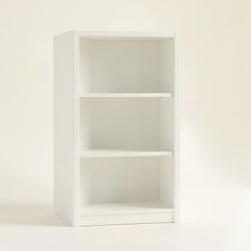 Pine Bluff Freestanding Bookcase - White (synthetic illustration; no displayed measurements)