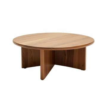 Raymonde Solid Wood Drum Coffee Table