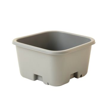 Alder Bridge Empty Railing Planter With Integral Brackets - Gray