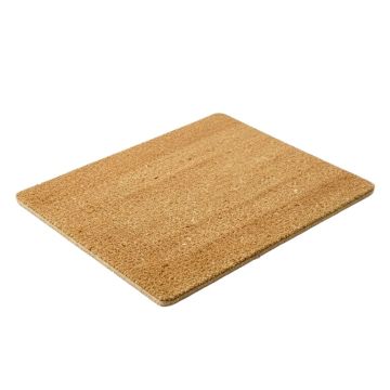 Macalester Natural Coir Welcome 30 In . X 18 In . Non-Slip Outdoor Door Mat