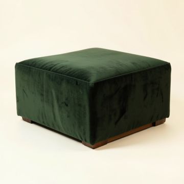 Elgard 51 '' Wide Velvet Rectangle Cocktail Ottoman (synthetic illustration; no displayed measurements)