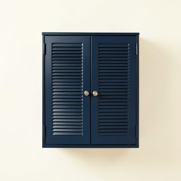 Birch Canyon Wall-Mounted Laundry Cabinet - Navy (synthetic illustration; no displayed measurements)