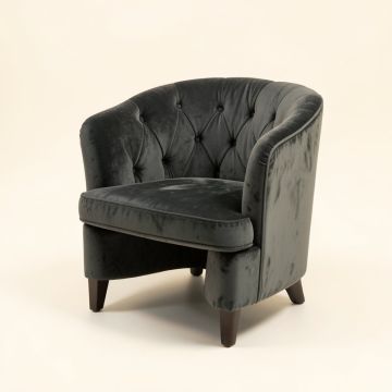 Emrecan Tufted Velvet Side Chair (synthetic illustration; no displayed measurements)