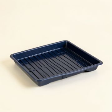 Hazel Edge Empty Under-Desk Cable Tray - Navy (synthetic illustration; no displayed measurements)