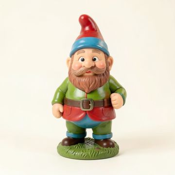 Happy Hour Tropical Garden Gnome Statue (synthetic illustration; no displayed measurements)