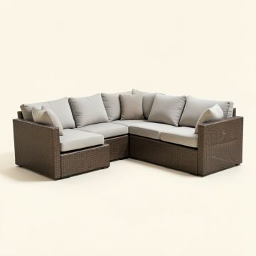 Clematine Outdoor 10 Piece Sofa Seating Group With Cushions (synthetic illustration; no displayed measurements)