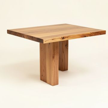 Villani Drop Leaf Solid Wood Rubberwood Dining Table (synthetic illustration; no displayed measurements)