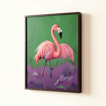 Flamingos 2 Painting Print (synthetic illustration; no displayed measurements)
