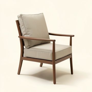 Brentwood Patio Dining Chair With Cushion (synthetic illustration; no displayed measurements)