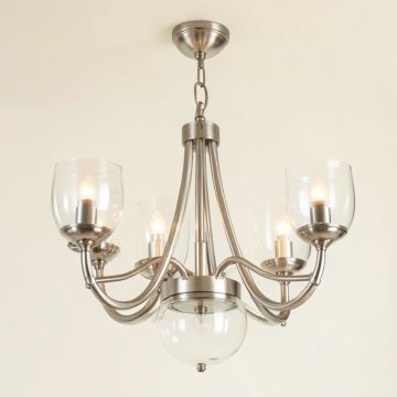 Corrinne 6-Light Candle Style Drum Chandelier (synthetic illustration; no displayed measurements)