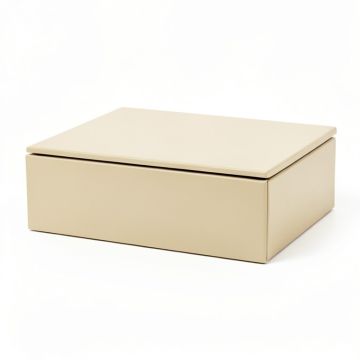 Elm Bridge Desktop Monitor Riser - Beige (synthetic illustration; no displayed measurements)