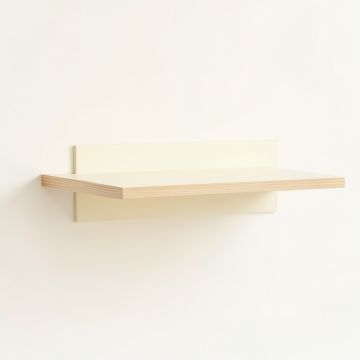 Briar Crossing Wall-Mounted Shelf - Cream (synthetic illustration; no displayed measurements)
