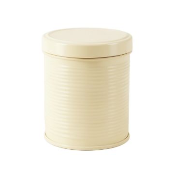 Slate Brook Storage Canister With Lid - Cream