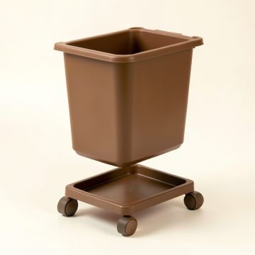 Fiberglass Rolling Laundry Cart (synthetic illustration; no displayed measurements)
