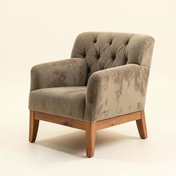 Gerrelt 31.1 '' Wide Tufted Armchair (synthetic illustration; no displayed measurements)