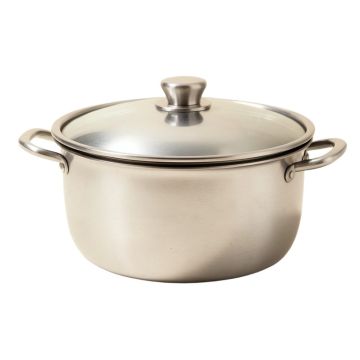 Berghoff International Neo 4 Qt . Steel Round Casserole With Lid