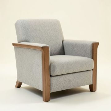 Finlay 26.5 '' Wide Wool Armchair (synthetic illustration; no displayed measurements)