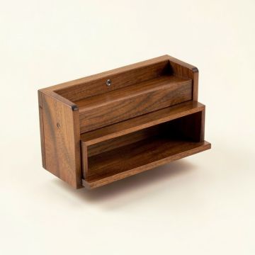 Barnkine Organizer Wooden Wall Mounted Jewelry Holder (synthetic illustration; no displayed measurements)