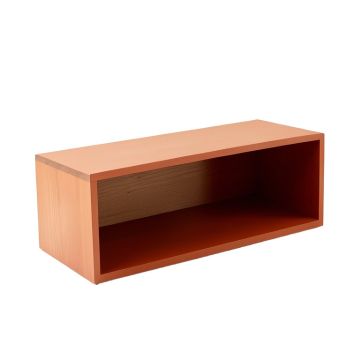 Slate Dale Shoe Storage Bench - Terracotta
