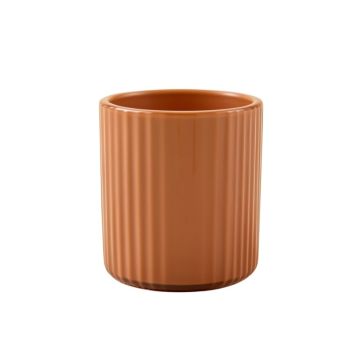 River Bluff Empty Candle Holder - Terracotta
