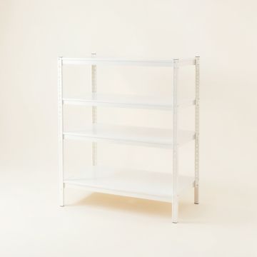 Cove Bluff Empty Seed-Starting Shelving Unit Without Lights - White (synthetic illustration; no displayed measurements)