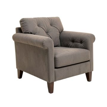 Belleview 29 '' Wide Tufted Polyester Armchair (synthetic illustration; no displayed measurements)