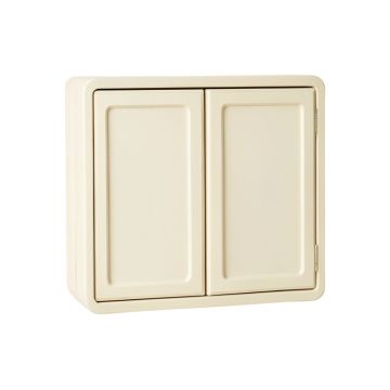 Olive Brook Wall-Mounted Entry Cabinet - Cream