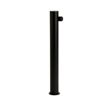 16 Inch Black Single Towel Bar Rack
