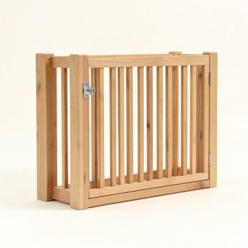 Panel Wooden Free Standing Pet Gate (synthetic illustration; no displayed measurements)