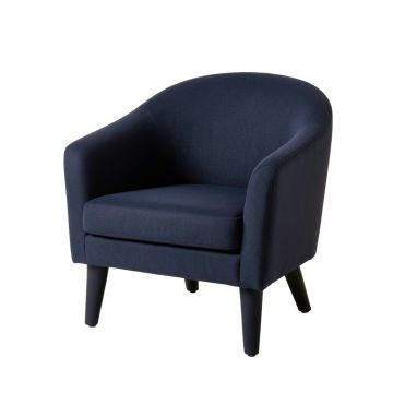 Harbor Bluff Upholstered Armchair - Navy
