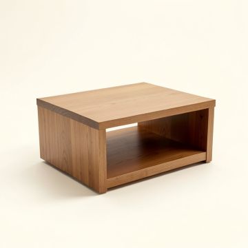 Oday Solid Wood Coffee Table With Storage (synthetic illustration; no displayed measurements)